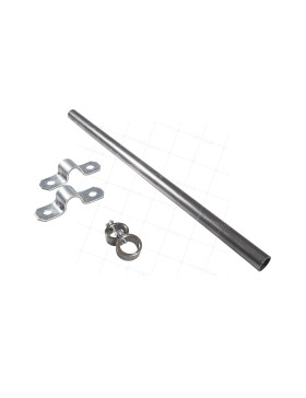 KIT COMPLETO DI RIPARAZIONE PER CARRETTO ASSE 20MM LUNGHEZZA 450 MM • Caujolle