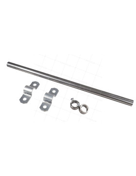 KIT COMPLET DE RÉPARATION POUR BROUETTE AXE 20MM LONGUEUR 450 MM