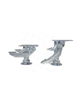 Freni a pedale RETRACTABLE PER Ruota DIAMETRO 125 MM - FOOTELEVATOR 125