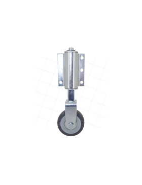 Ruota A MOLLA PER BLOCCAGGIO SCALA DIAMETRO 50 MM FISSO CARICO 9.5KG A 20KG CON 30MM DI ESCURSIONE - STOPROLL 50 F