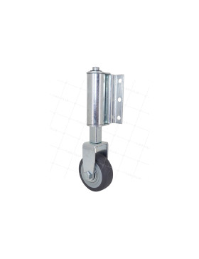 Ruota A MOLLA PER BLOCCAGGIO SCALA DIAMETRO 50 MM FISSO CARICO 9.5KG A 20KG CON 30MM DI ESCURSIONE - STOPROLL 50 F • Caujolle