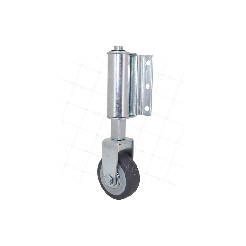 Ruota A MOLLA PER BLOCCAGGIO SCALA DIAMETRO 50 MM FISSO CARICO 9.5KG A 20KG CON 30MM DI ESCURSIONE - STOPROLL 50 F