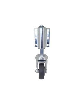 Ruota A RESSORTO A FISSAGGIO VERTICALE DIAMETRO 50 MM PIVOTANTE CARICO 9.5KG A 20KG CON 30MM DI CORSO - STOPROLL 50 P
