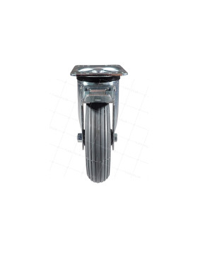 ROULETTE GONFLABLE PIVOTANTE A FREIN PNEU RENFORCÉ DIAMÈTRE 200 MM CHARGE 80KG