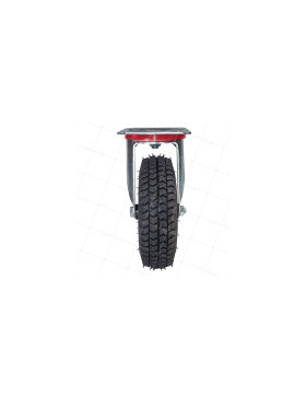 RUEDA GIRATORIA NEUMÁTICA HINCHABLE ULTRARREFORZADA CON 260 MM DE DIÁMETRO, CARGA DE 165 KG CON RODAMIENTO DE BOLAS S20-1 6 CAPA