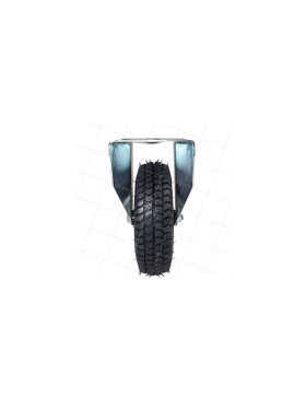 ROULETTE FIXE GONFLABLE ULTRA RENFORCÉE DIAMÈTRE 260 MM CHARGE 165 KG - S21-1 TOLE GONFLÉE