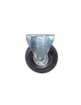 ROULETTE FIXE GONFLABLE ULTRA RENFORCÉE DIAMÈTRE 260 MM CHARGE 165 KG - S21-1 TOLE GONFLÉE