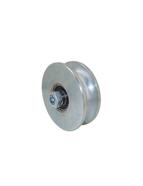 Ruota DI PORTA DIAMETRO 120 MM PER RAIL TONDO DI 25 MM CARICO 600 KG - GAGR 120/25