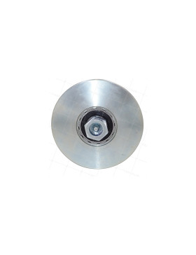Ruota DI PORTA DIAMETRO 120 MM PER RAIL TONDO DI 25 MM CARICO 600 KG - GAGR 120/25
