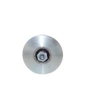 Ruota DI PORTA DIAMETRO 120 MM PER RAIL TONDO DI 25 MM CARICO 600 KG - GAGR 120/25