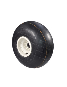 Ruota DI SPIAGGIA BASSA PRESSIONE GIGANTE DIAMETRO 545 CARICO 380 KG ASSE 25 MM - Ruota PALLONE 21 POLLICI (21 x 12.00-8) • Caujolle