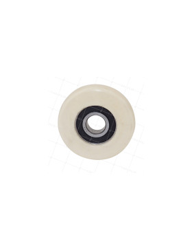 Ruota DI GUIDA IN NYLON PER VETRINA DIAMETRO 70 MM CARICO 100 KG ASSE 17 MM