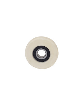 Ruota DI GUIDA IN NYLON PER VETRINA DIAMETRO 70 MM CARICO 100 KG ASSE 17 MM