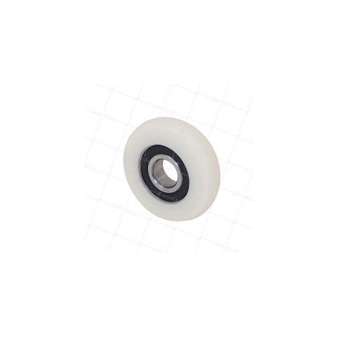 Ruota DI GUIDA IN NYLON PER FINESTRA VETRATA DIAMETRO 65 MM CARICO 100 KG ASSE 17 MM • Caujolle