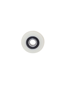 Ruota DI GUIDA IN NYLON PER VETRINA DIAMETRO 65 MM CARICO 100 KG ASSE 17 MM
