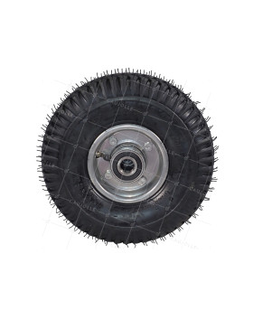 Ruota CERCHIO IN FERRO PREMIUM DIAMETRO 260 MM CARICO 250 KG ASSE 20 MM - S2700B 260A20