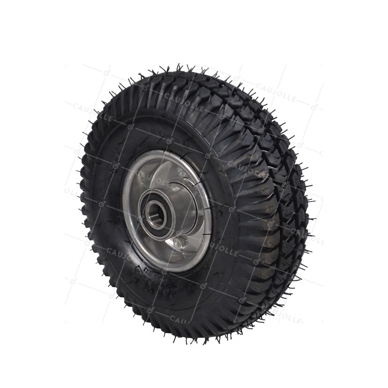 Ruota CERCHIO IN FERRO PREMIUM DIAMETRO 260 MM CARICO 250 KG ASSE 20 MM - S2700B 260A20