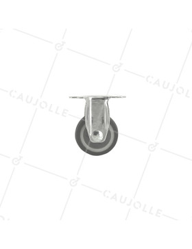 Ruota FISSA PER MOBILI A Cuscinetto A SFERE DIAMETRO 30 MM CARICO 15 G - S18LUX30 • Caujolle