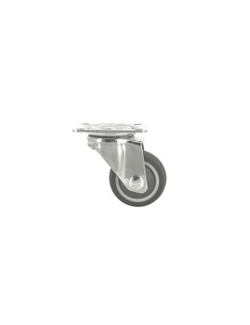 Ruota PIVOTANTE PER ARREDAMENTO IN GOMMA MORBIDA DIAMETRO 37MM - S12LUX40