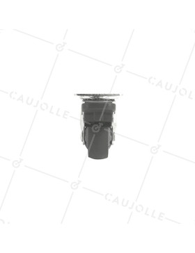 Ruota PIVOTANTE A FRENO PER MOBILI IN GOMMA SOFFICE DIAMETRO 37MM `- S12LUX40AF