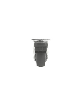 Ruota PIVOTANTE A FRENO PER MOBILI IN GOMMA SOFFICE DIAMETRO 37MM `- S12LUX40AF