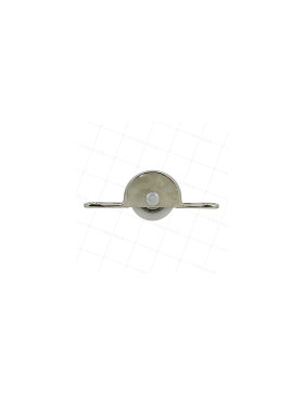 Ruota PER ARMADIO  Ruota NYLON DIAMETRO 25 CARICO 20 KG-S93