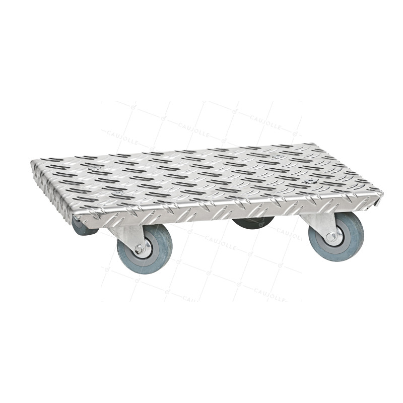 PIATTO ALUMINIO PREMIUM RULLO 27x38 CM CARICO 150 KG