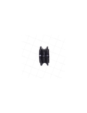 PULLE' IN PLASTICA DI LARGHEZZA DIAMETRO 50 MM ASSE 8 MM CARICO 60 KG PER CAVO DI 12 MM