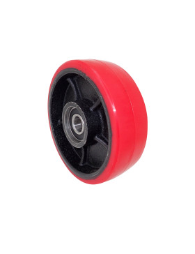 Ruota PER PALETTA BASSA DIAMETRO 160 MM CARICO 300 KG ASSE 20MM SFERE - Ruota TRANSPAL 160 SURB
