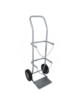 DIABLE PORTE-BOUTEILLE DE GAZ GRIS ANTHRACITE CHARGE 200 KG