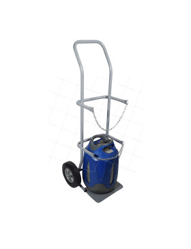 DIABLE PORTE-BOUTEILLE DE GAZ GRIS ANTHRACITE CHARGE 200 KG