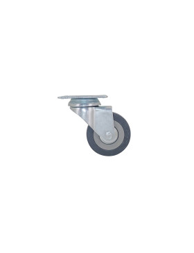 Ruota DI COLLETTIVITÀ IN GOMMA FLESSIBILE NON MACCHIO DIAMETRO 65 MM CARICO 35 KG - S14 65