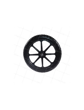 Ruota PER Rimorchio PER BICI 20" INDESTRUCTIBILE CERCHIO IN PLASTICA DIAMETRO 530MM ASSE 15MM - S5000P INC