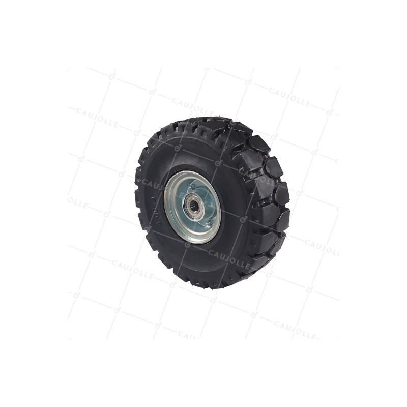 Ruota DI TARMAC SOFT RIM IN ACCIAIO DIAMETRO 306 MM CARICO 550 KG ASSE 20 MM - S2800C306X93 RB20