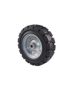 Ruota DI TARMAC SOFFICE CERCHIO IN ACCIAIO DIAMETRO 385 MM CARICO 1050 KG ASSE 25 MM - S2800C377X118 RB25