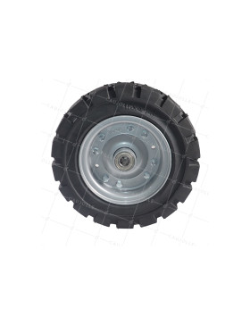 Ruota DI TARMAC SOFFICE CERCHIO IN ACCIAIO DIAMETRO 385 MM CARICO 1050 KG ASSE 25 MM - S2800C377X118 RB25