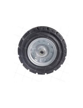 Ruota DI TARMAC SOUPLE JANTE TÔLE DIAMETRO 400 MM CARICO 950 KG ASSE 25 MM - S2800C406X104 RB25