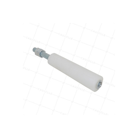 Rullo di guida GUIDA IN NYLON PER PORTA SCORREVOLE DIAMETRO 35 MM LUNGHEZZA 150 MM CON BULLONE DA 16 MM - OL35/150 XL • Caujolle