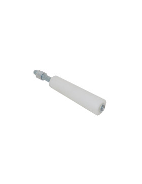 Rullo di guida GUIDA IN NYLON PER PORTA SCORREVOLE DIAMETRO 35 MM LUNGHEZZA 150 MM CON BOLT DI 16 MM - OL35/150