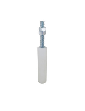 Rullo di guida GUIDA IN NYLON PER PORTA SCORREVOLE DIAMETRO 35 MM LUNGHEZZA 150 MM CON BOLT DI 16 MM - OL35/150