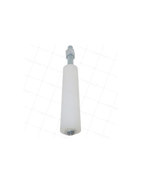 Rullo di guida GUIDA IN NYLON PER PORTA SCORREVOLE DIAMETRO 35 MM LUNGHEZZA 150 MM CON BOLT DI 16 MM - OL35/150