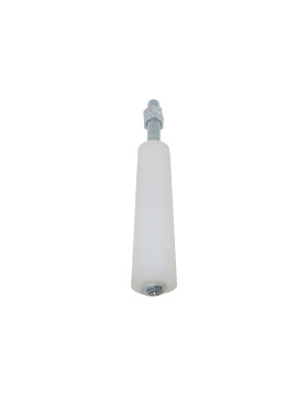 Rullo di guida GUIDA IN NYLON PER PORTA SCORREVOLE DIAMETRO 35 MM LUNGHEZZA 150 MM CON BOLT DI 16 MM - OL35/150