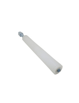 Rullo di guida GUIDA IN NYLON PER PORTA SCORREVOLE DIAMETRO 35 MM LUNGHEZZA 250 MM CON BULLONE DI 16 MM - OL35/250