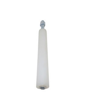 Rullo di guida GUIDA IN NYLON PER PORTA SCORREVOLE DIAMETRO 35 MM LUNGHEZZA 250 MM CON BULLONE DI 16 MM - OL35/250
