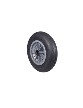 Ruota DI CARRELLINO GONFIATA DIAMETRO 360 MM ASSE 10 MM CARICO 150 KG - S1006P 3.50/8 L10-100