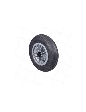 Ruota DI CARRELLI GONFIATA DIAMETRO 360 MM CARICO 150 KG PER ASSE DI 14 MM - S1006P 3.50/8 L14-100 • Caujolle