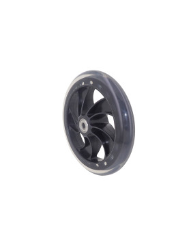Ruota DI TROTTINETTE DIAMETRO 160 MM CARICO 80 KG ASSE 8 MM - BLACK ROLLER 160