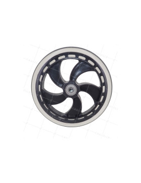 Ruota DI TROTTINETTE DIAMETRO 160 MM CARICO 80 KG ASSE 8 MM - BLACK ROLLER 160