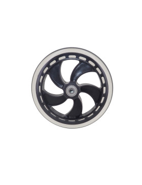 Ruota DI TROTTINETTE DIAMETRO 160 MM CARICO 80 KG ASSE 8 MM - BLACK ROLLER 160