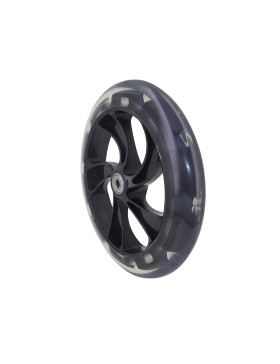 Ruota DI MONOPATTINO DIAMETRO 200 MM CARICO 80 KG ASSE 8 MM - BLACK ROLLER 200